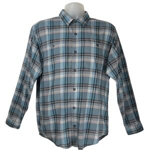 Patagonia Organic Cotton Long Sleeve Button-Up Flannel Shirt Men's Medium Casual